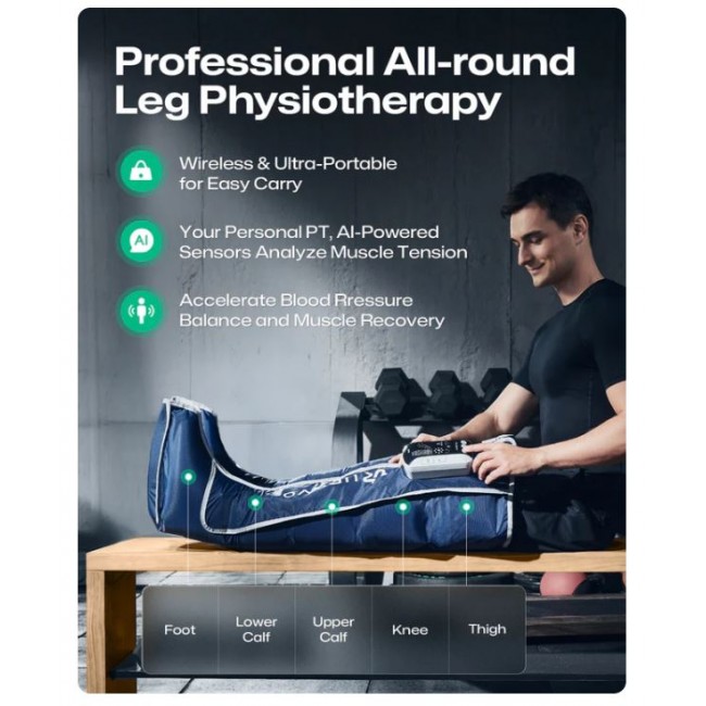 Масажор UREVO Care Wireless Recovery Massager - ЧЕРЕН