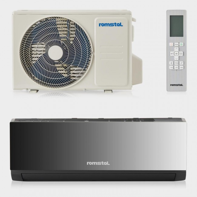 Климатик Romstal EcoVent 500 12000BTU черен