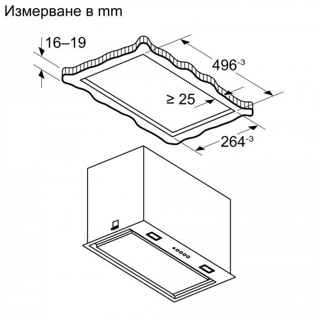 Абсорбатор Bosch DLN56AC50