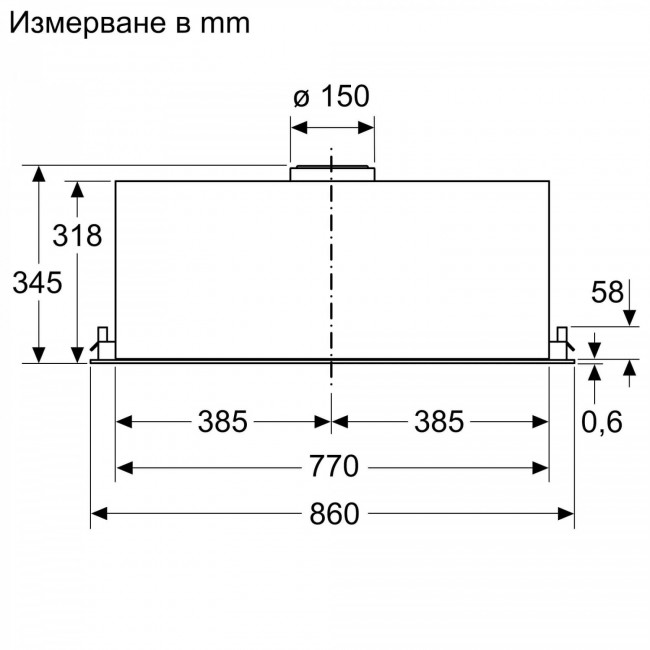Абсорбатор Bosch DLN87AC50