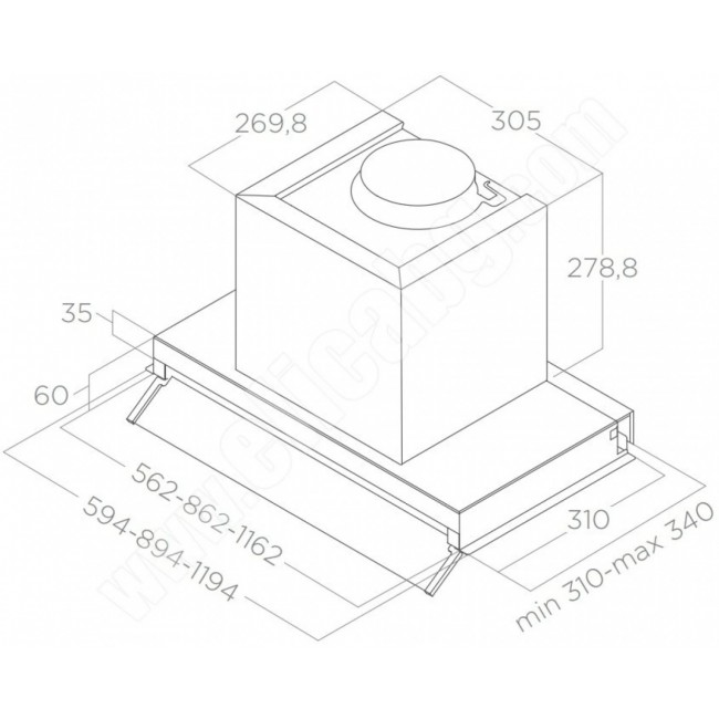 Абсорбатор Elica Boxin Lux IX 60