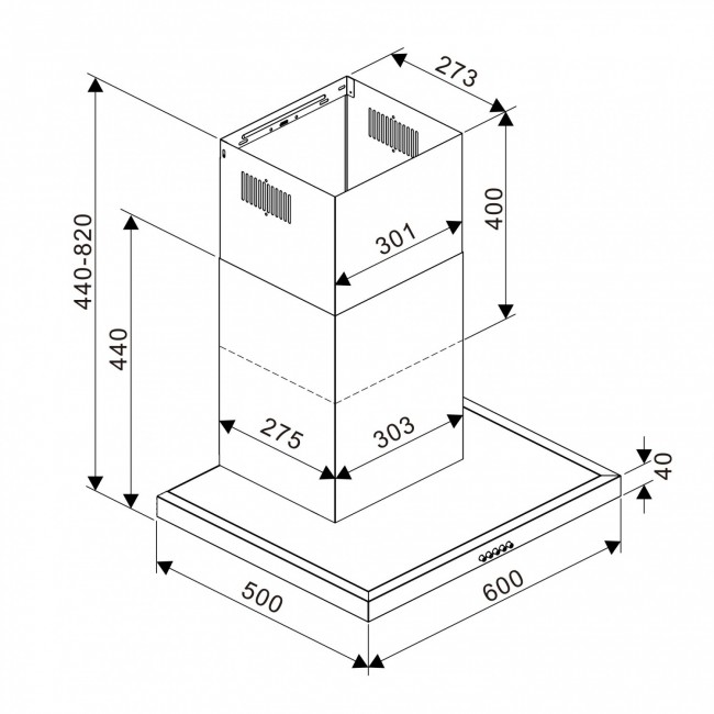 Абсорбатор Tesla DC600AX