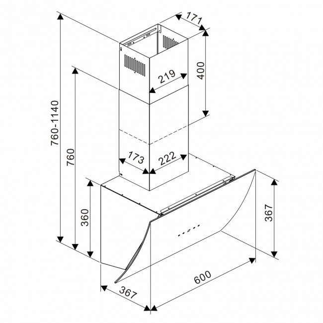 Абсорбатор Tesla DD600ABC
