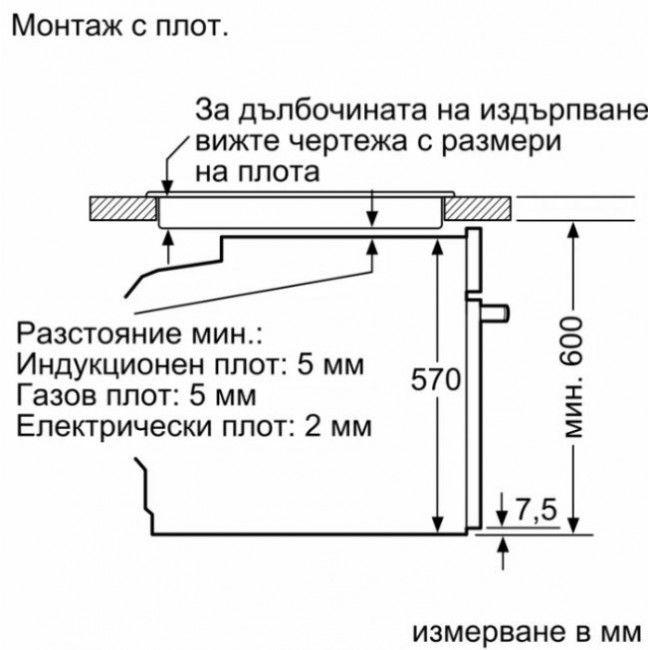 Фурна за вграждане Bosch HBA534ES3