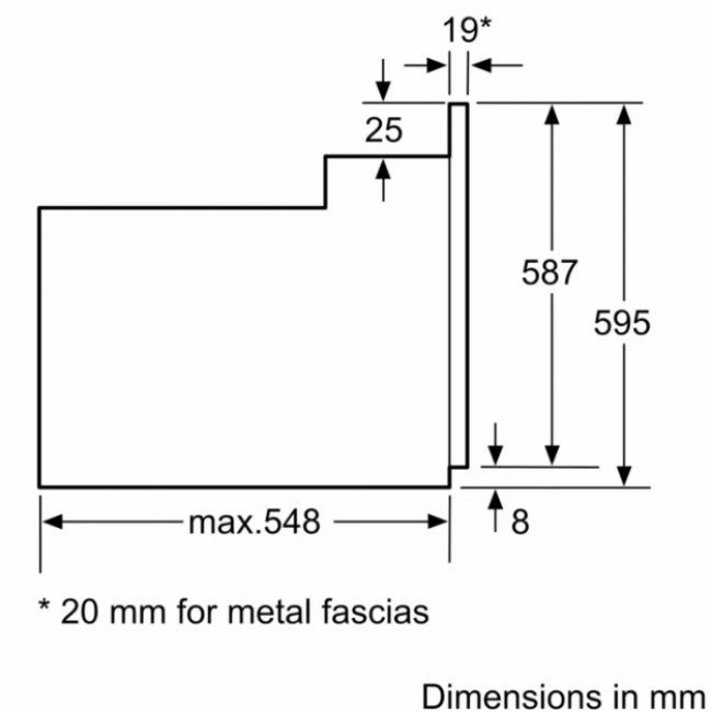 Фурна за вграждане Bosch HBF134EB2
