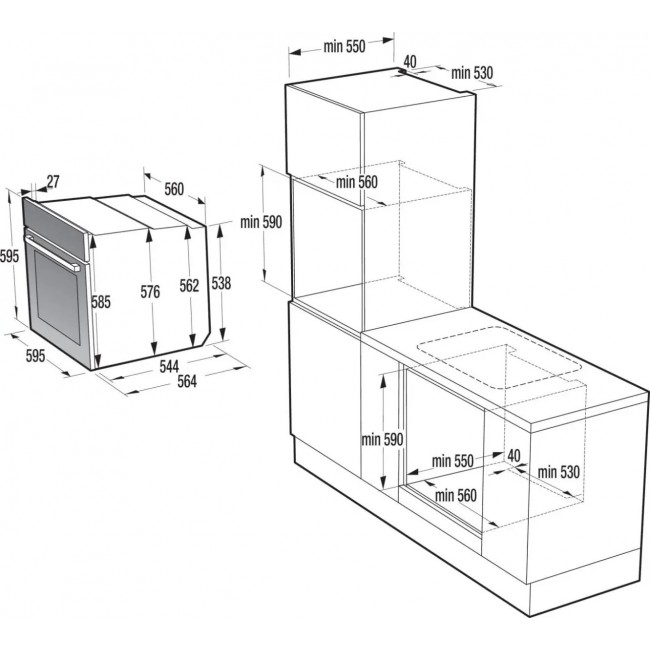 Фурна за вграждане Gorenje BO6735E02XK0