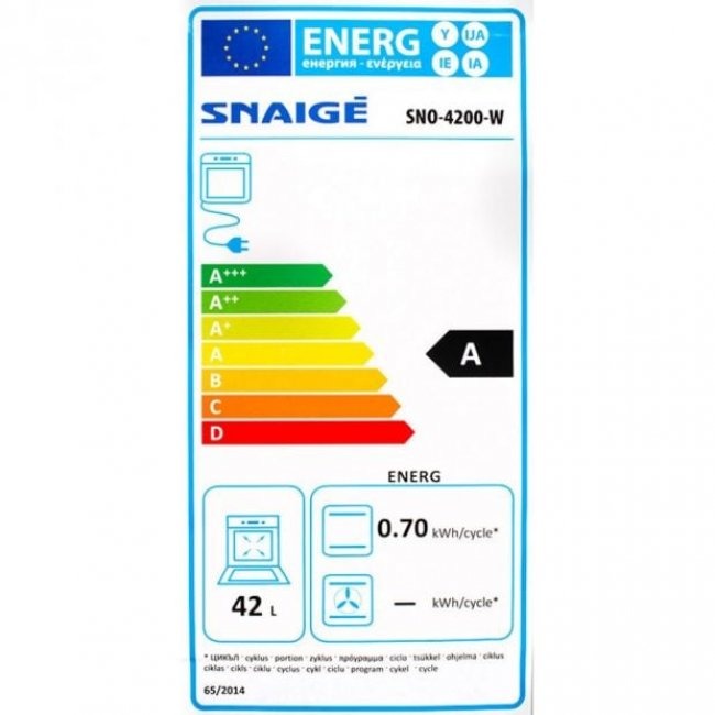 Готварска печка Snaigė SNO-4200W