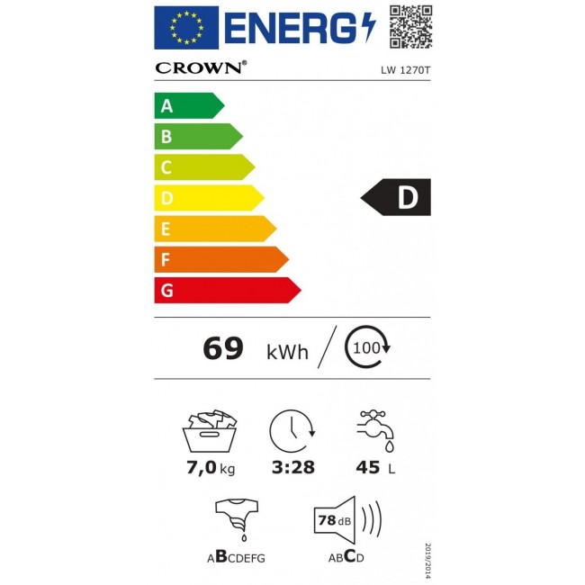Пералня Crown LW 1270T
