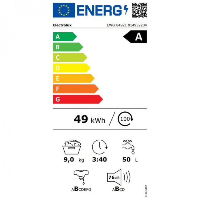 Пералня Electrolux EW6F8492E