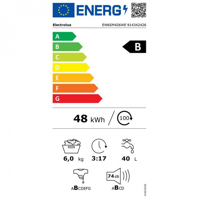 Пералня Electrolux EW6SM426WE