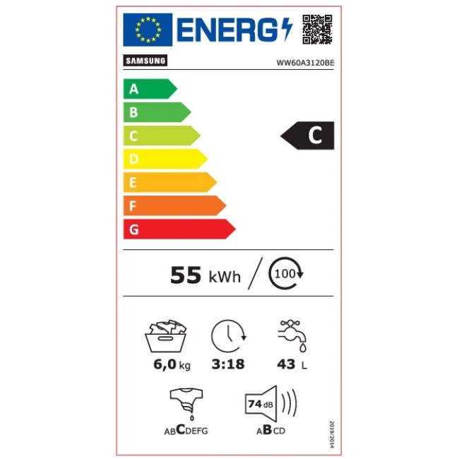 Пералня Samsung WW60A3120BE/LE
