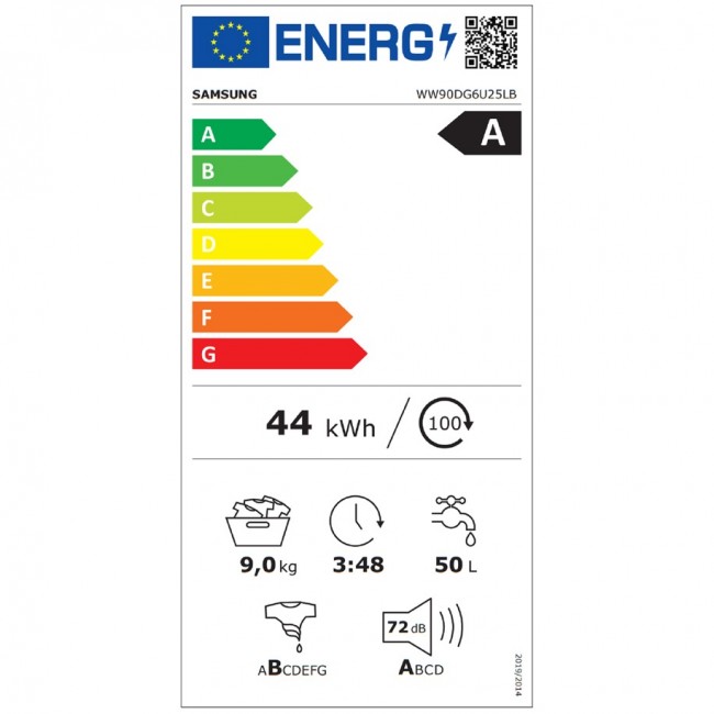 Пералня Samsung WW90DG6U25LBU4
