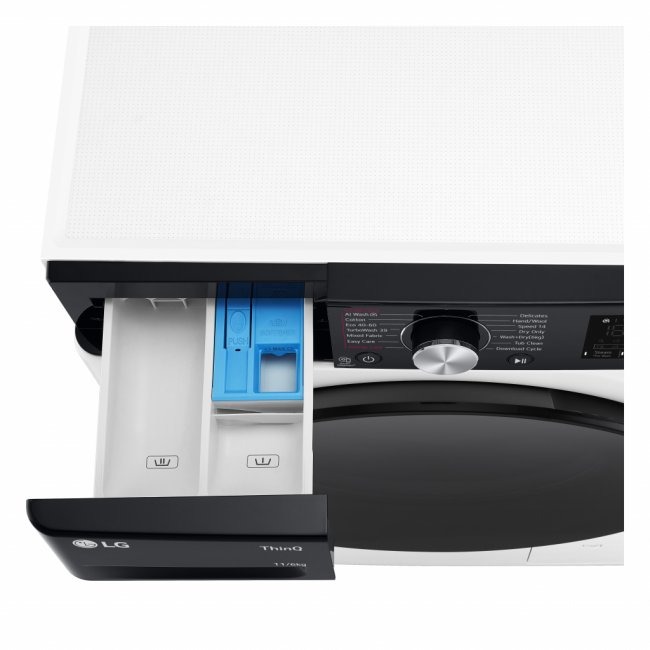 Пералня със сушилня LG F4DR711S2H