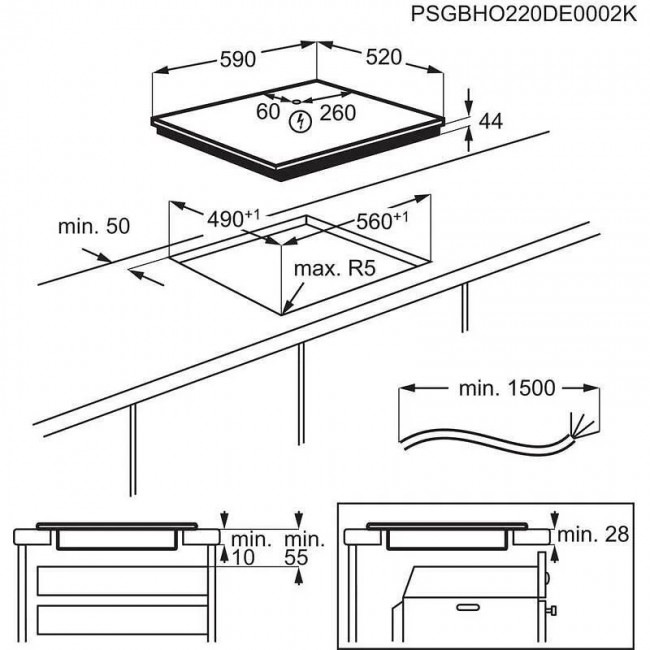 Плот за вграждане Electrolux EIT60433CT