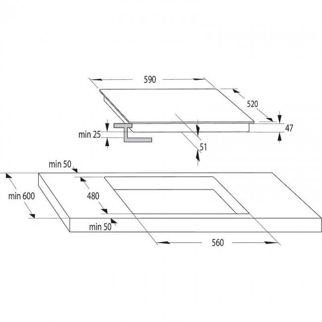 Плот за вграждане Gorenje ECS646BCSCE