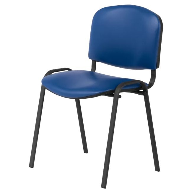 Посетителски стол Carmen 1131 LUX СИН