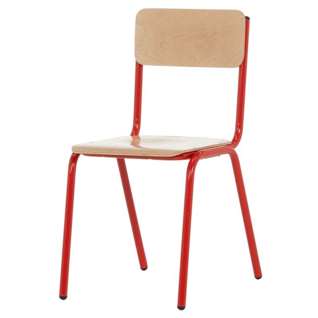 Посетителски стол Carmen TASK H БУК-ЧЕРВЕН