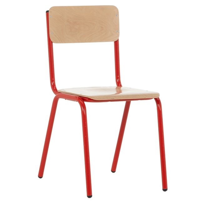 Посетителски стол Carmen TASK H БУК-ЧЕРВЕН 