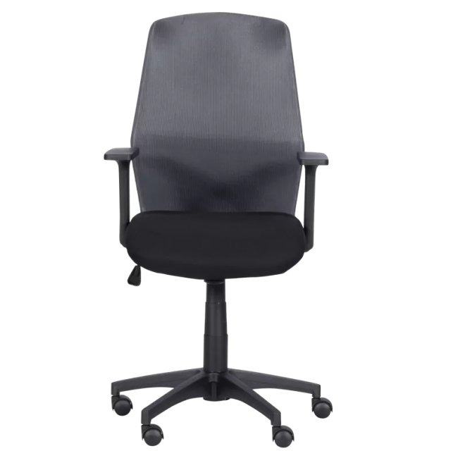 Работен стол Carmen 7047 СИВ-ЧЕРЕН