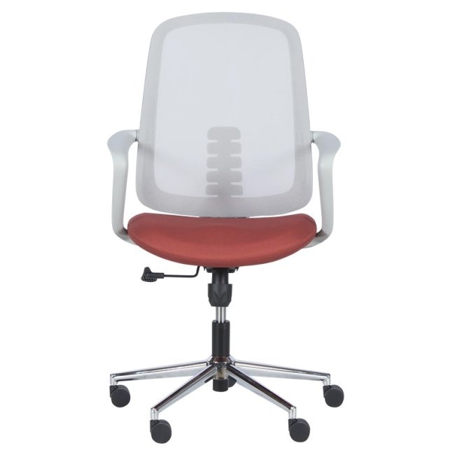 Работен стол Carmen 7063 СИВ-ЧЕРВЕН