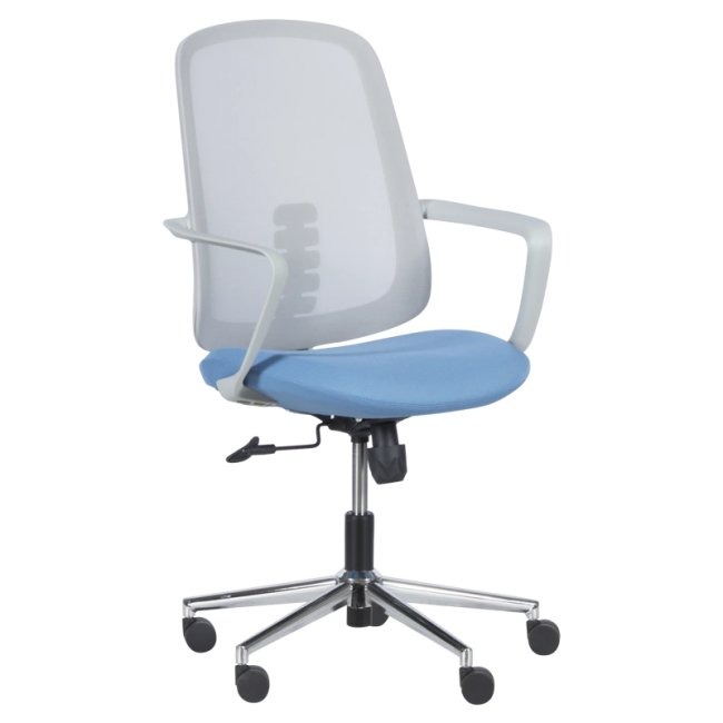 Работен стол Carmen 7063 СИВ-СИН