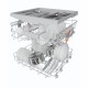 Съдомиялна машина Hotpoint-Ariston HA4FFD14CN6X