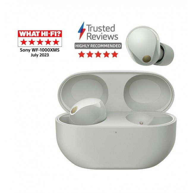 Слушалки Sony WF-1000XM5 СИВИ 