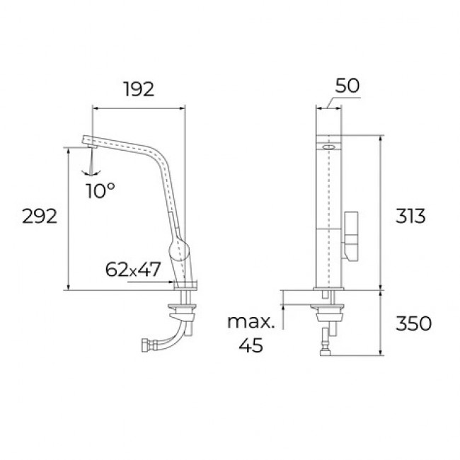 Смесител TEKA ICON ICC 915 МЕСИНГ