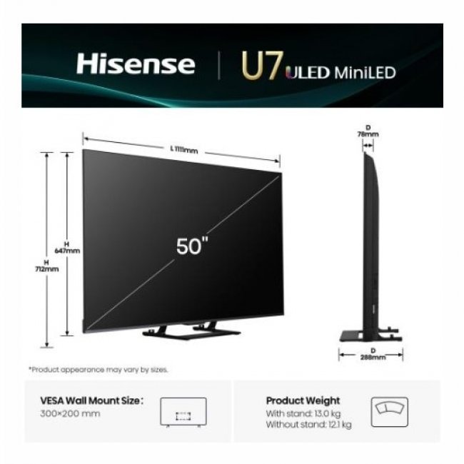 Телевизор Hisense 50U7Q