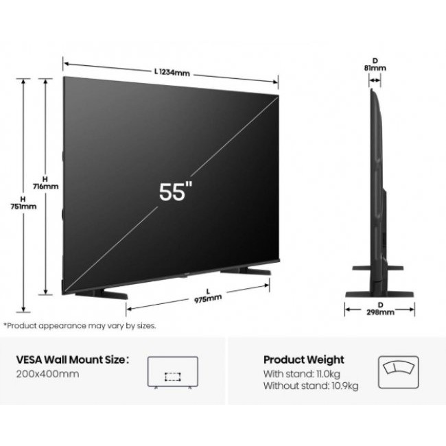 Телевизор Hisense 55E7Q