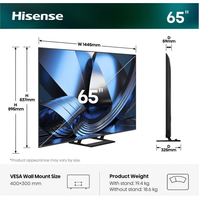 Телевизор Hisense 65U7SE