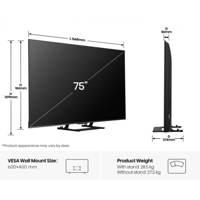 Телевизор Hisense 75U7Q