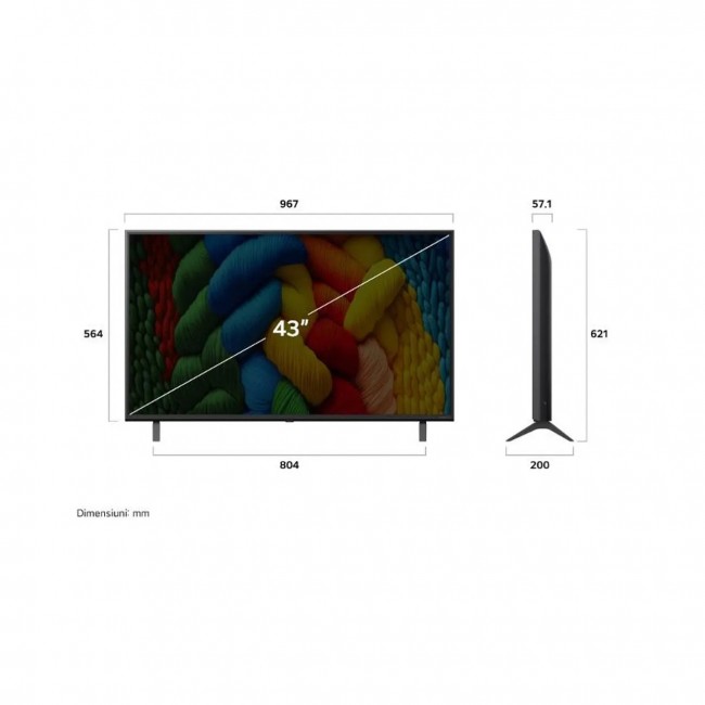 Телевизор LG 43NANO80A3B