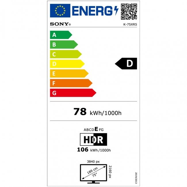 Телевизор Sony K-75XR59B