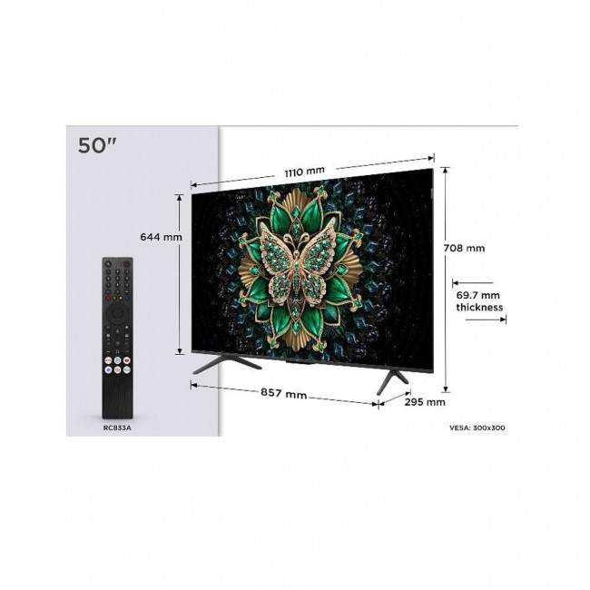 Телевизор TCL MiniLed 50C6K