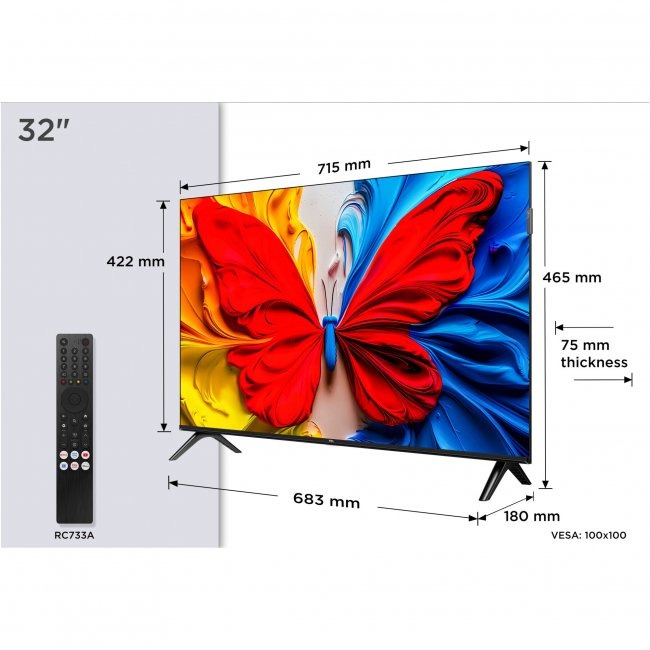 Телевизор TCL QLED 32S5K