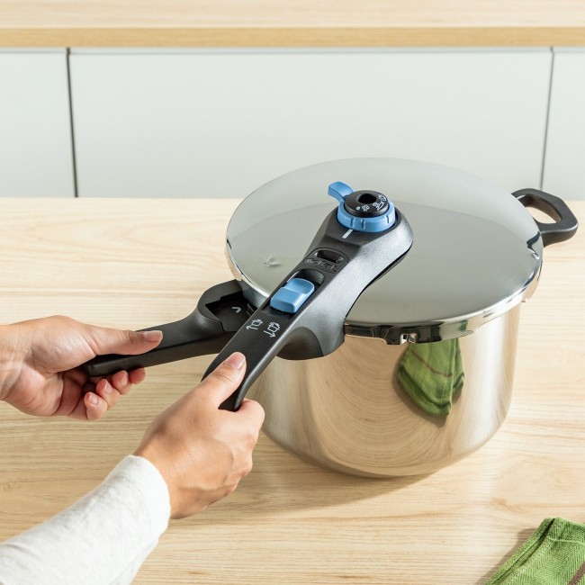 Тенджера под налягане Tefal Secure Trendy 6 Aqua Blue