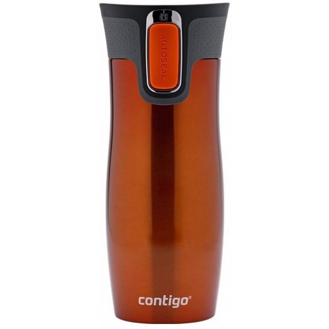 Термос Contigo Термочаша ​от неръждаема стомана West Loop 470мл ОРАНЖЕВ(Earl Tangerine)