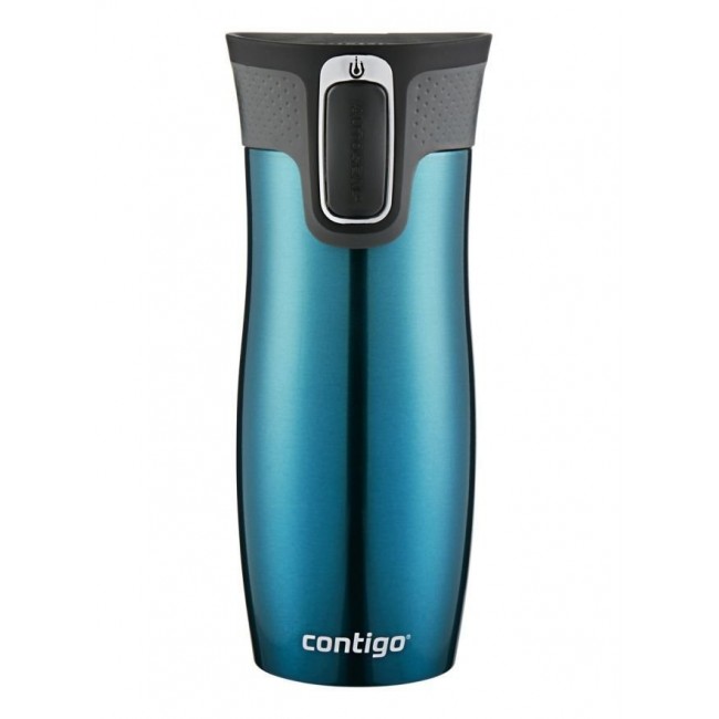 Термос Contigo Термочаша ​от неръждаема стомана West Loop470мл МЕТАЛИК(Loop Gunmetal)