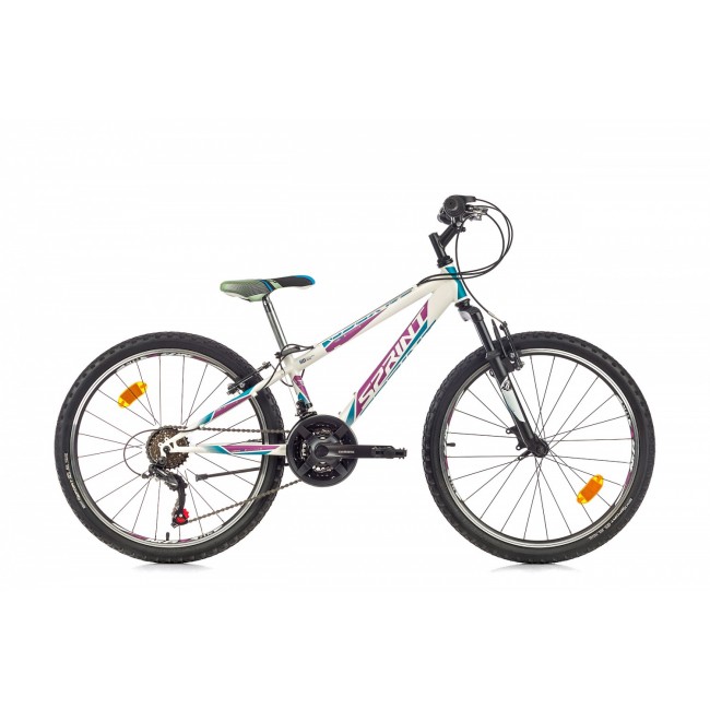 Велосипед Sprint CALYPSO 24 " БЯЛ/ЛИЛАВ 