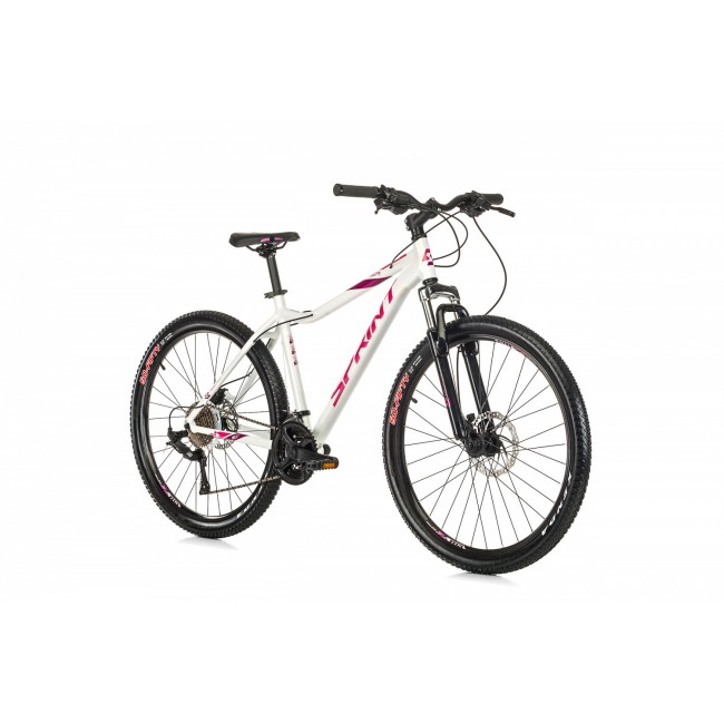 Велосипед Sprint HUNTER LADY 27.5 БЯЛО С РОЗОВО И ЛИЛАВО L/480 mm