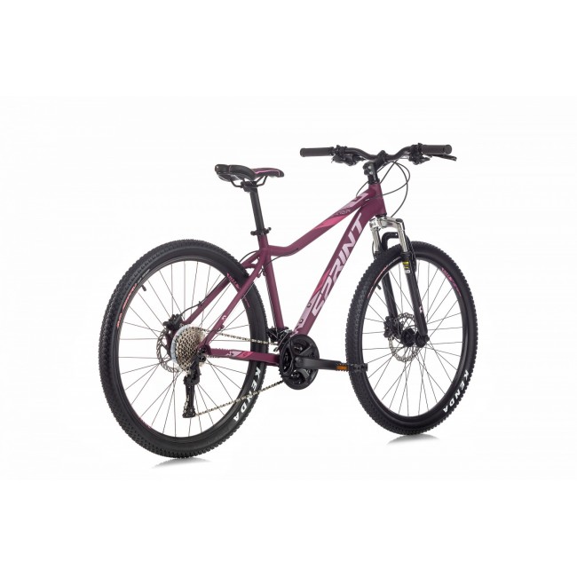 Велосипед Sprint HUNTER LADY 27.5 ВИОЛЕТОВО С РОЗОВО И БЯЛО M/440 mm