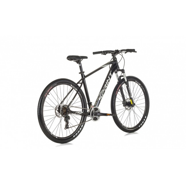 Велосипед Sprint MAVERICK 27.5 ЧЕРЕН ГЛАНЦ/СИВО S/400 mm