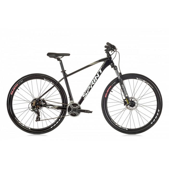 Велосипед Sprint MAVERICK 29 ЧЕРЕН ГЛАНЦ/БЯЛО L/480 mm