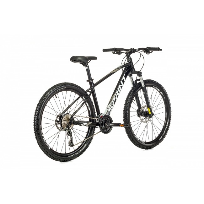 Велосипед Sprint MAVERICK PRO 27.5 ЧЕРЕН ГЛАНЦ/БЯЛО M/440 mm