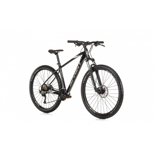 Велосипед Sprint MAVERICK PRO 27.5 ЧЕРЕН ГЛАНЦ/СИВО L/480 mm