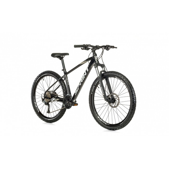 Велосипед Sprint MAVERICK PRO 29 ЧЕРЕН ГЛАНЦ/БЯЛО L/480 mm