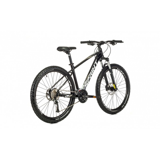 Велосипед Sprint MAVERICK PRO 29 ЧЕРЕН ГЛАНЦ/БЯЛО M/440 mm
