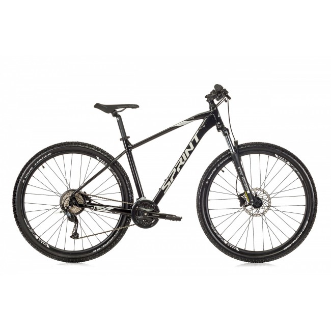 Велосипед Sprint MAVERICK PRO 29 ЧЕРЕН ГЛАНЦ/СИВО XL/520 mm