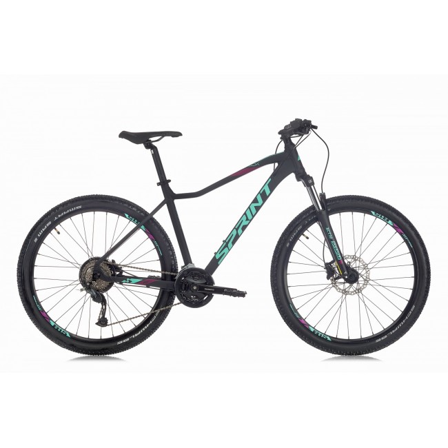 Велосипед Sprint MAVERICK PRO LADY 27.5 (V2) ЧЕРЕН МАТ L/480 mm
